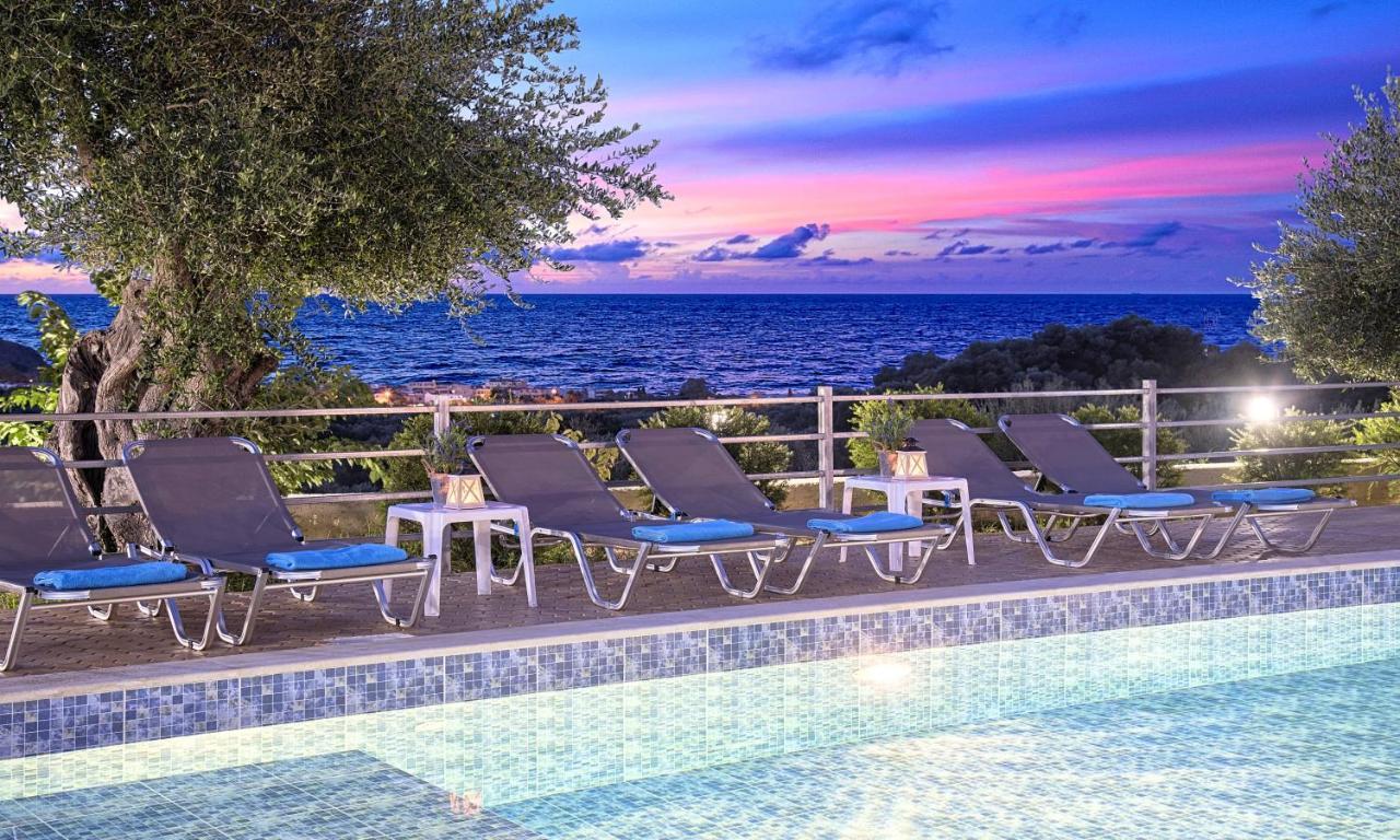 Aqua Blue Villas With Heated Pool Mathes Exterior foto