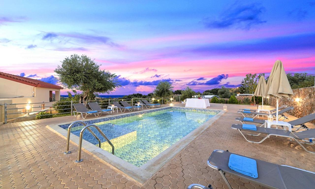 Aqua Blue Villas With Heated Pool Mathes Exterior foto