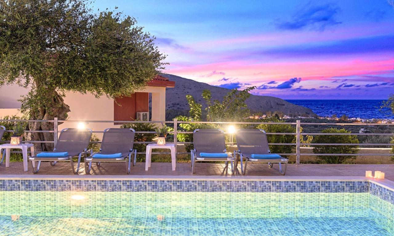 Aqua Blue Villas With Heated Pool Mathes Exterior foto